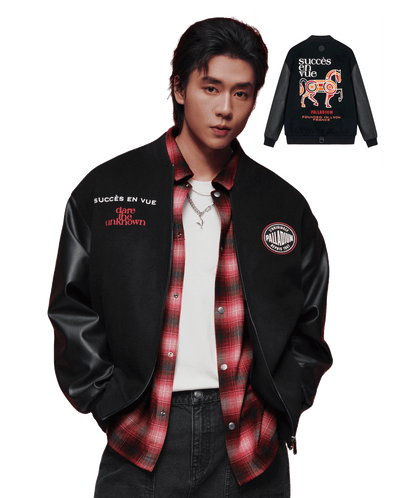 1012776-032 | MEN'S CNY THEME LOGO OVERSIZE WOOL-BLEND JACKET | TAP SHOE