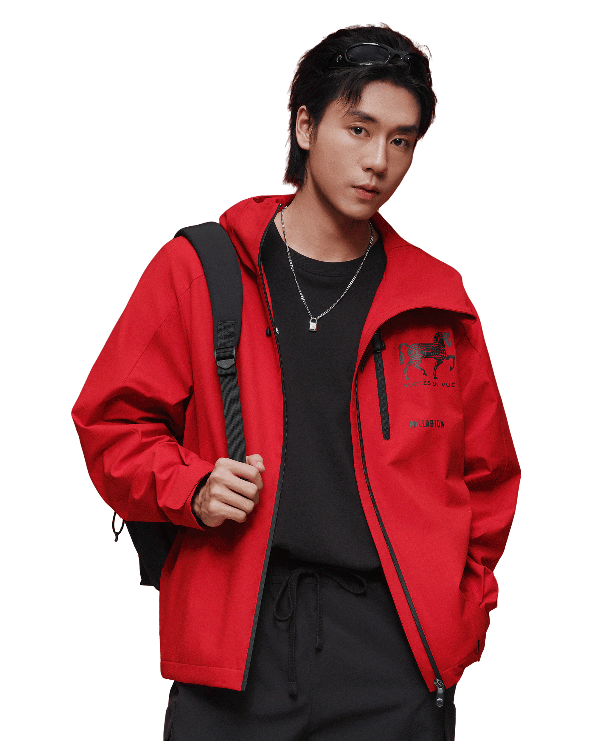 1012778-603 | MEN'S CNY LOOSE FIT WATER REPELLENT HOODED JACKET | EMBOLDENED