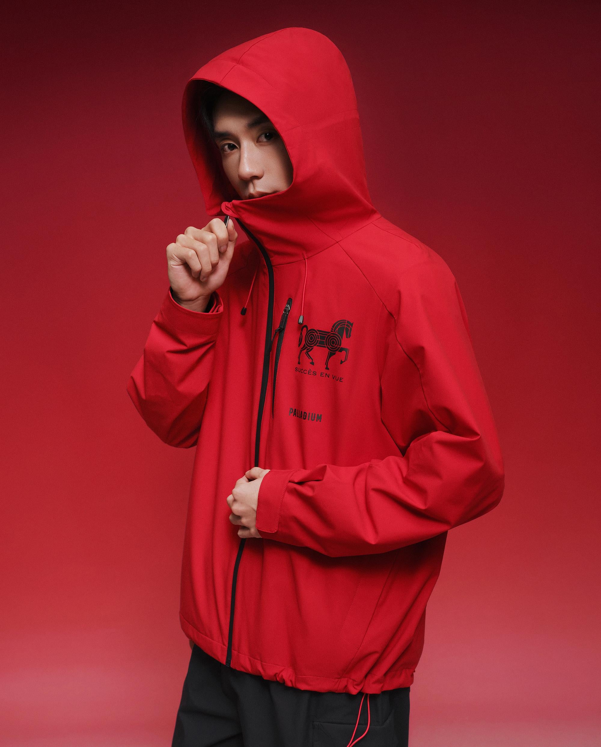 1012778-603 | MEN'S CNY LOOSE FIT WATER REPELLENT HOODED JACKET | EMBOLDENED