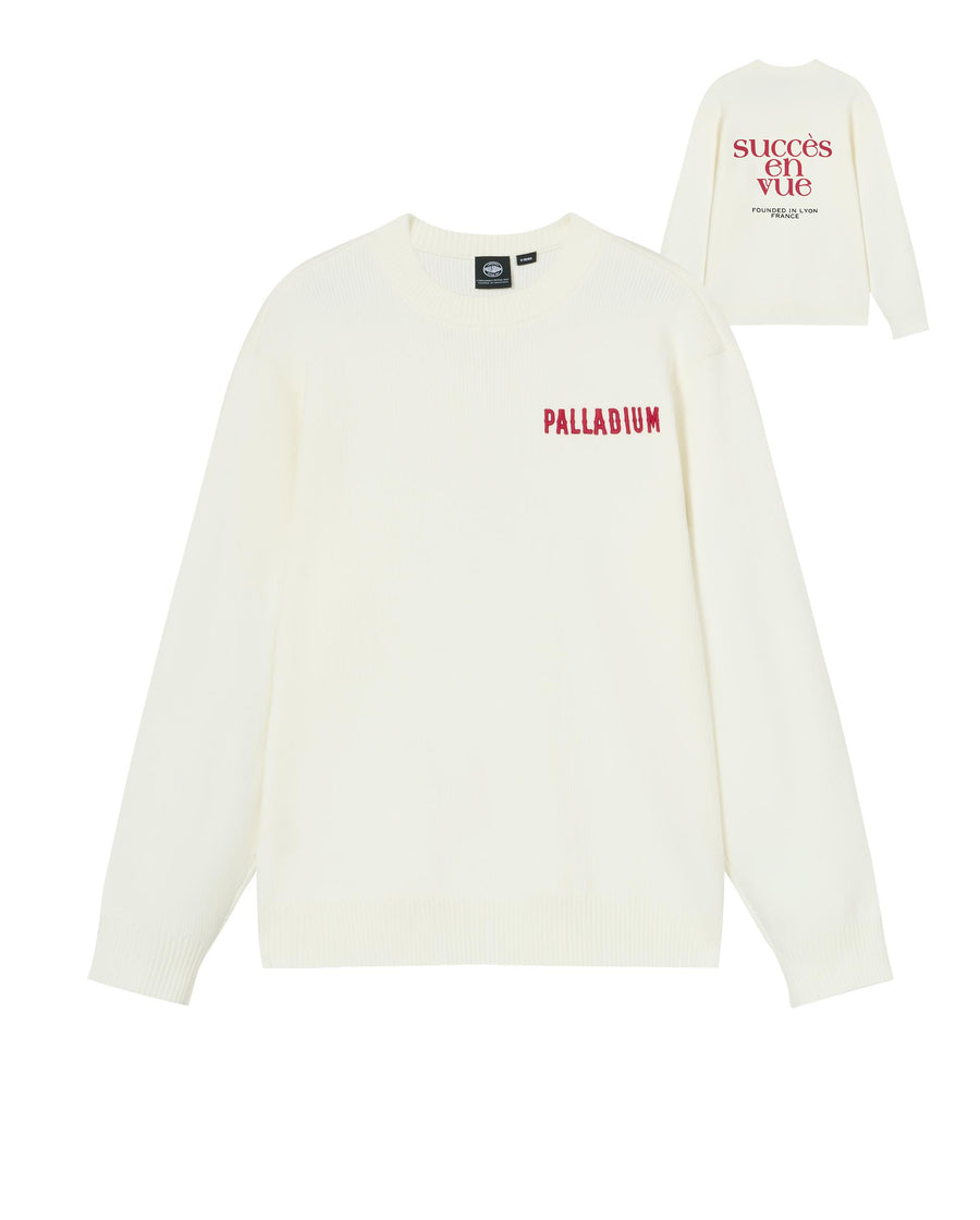 1012780-232 | MEN'S PALLADIUM LOGO CNY THEME PRINTED SWEATER | VANILLA ICE