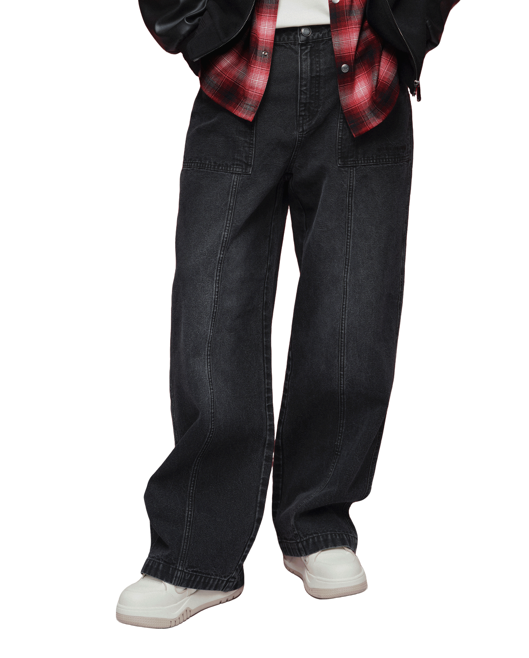 1012783-032 | MEN'S CNY HORSE THEME LOOSE FIT JEANS | TAP SHOE