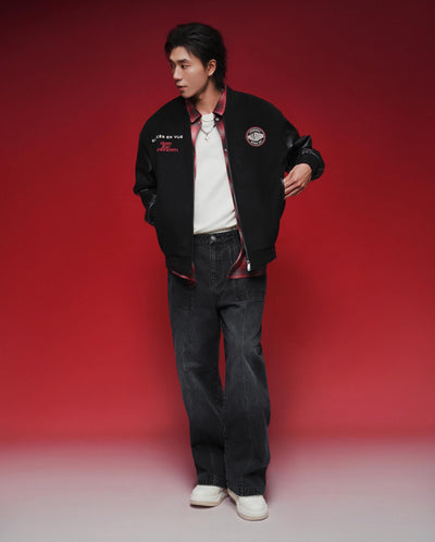 1012783-032 | MEN'S CNY HORSE THEME LOOSE FIT JEANS | TAP SHOE