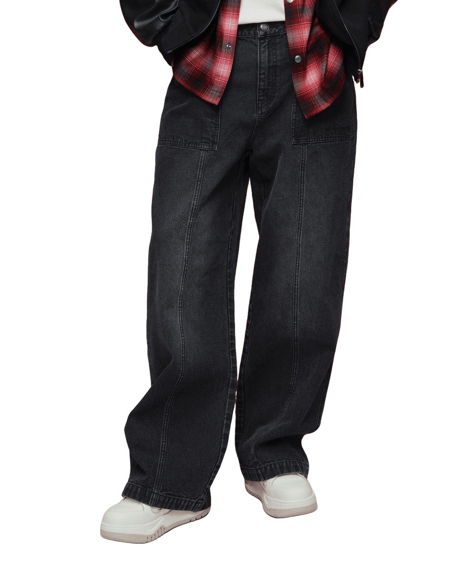 1012783-032 | MEN'S CNY HORSE THEME LOOSE FIT JEANS | TAP SHOE