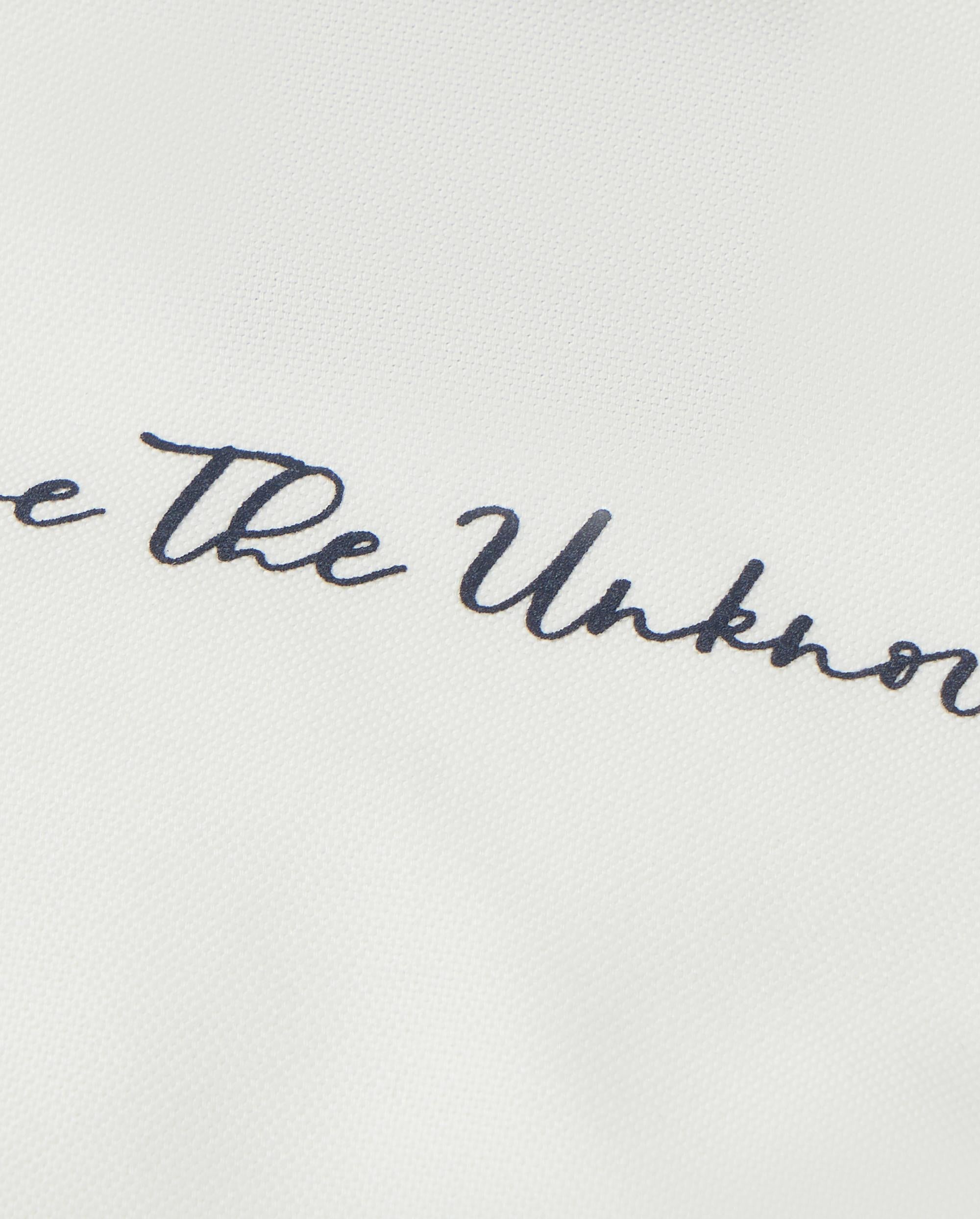 1012796-262 | MEN'S LOGO LOOSE FIT LONG SLEEVES COTTON SHIRT | MARSHMALLOW