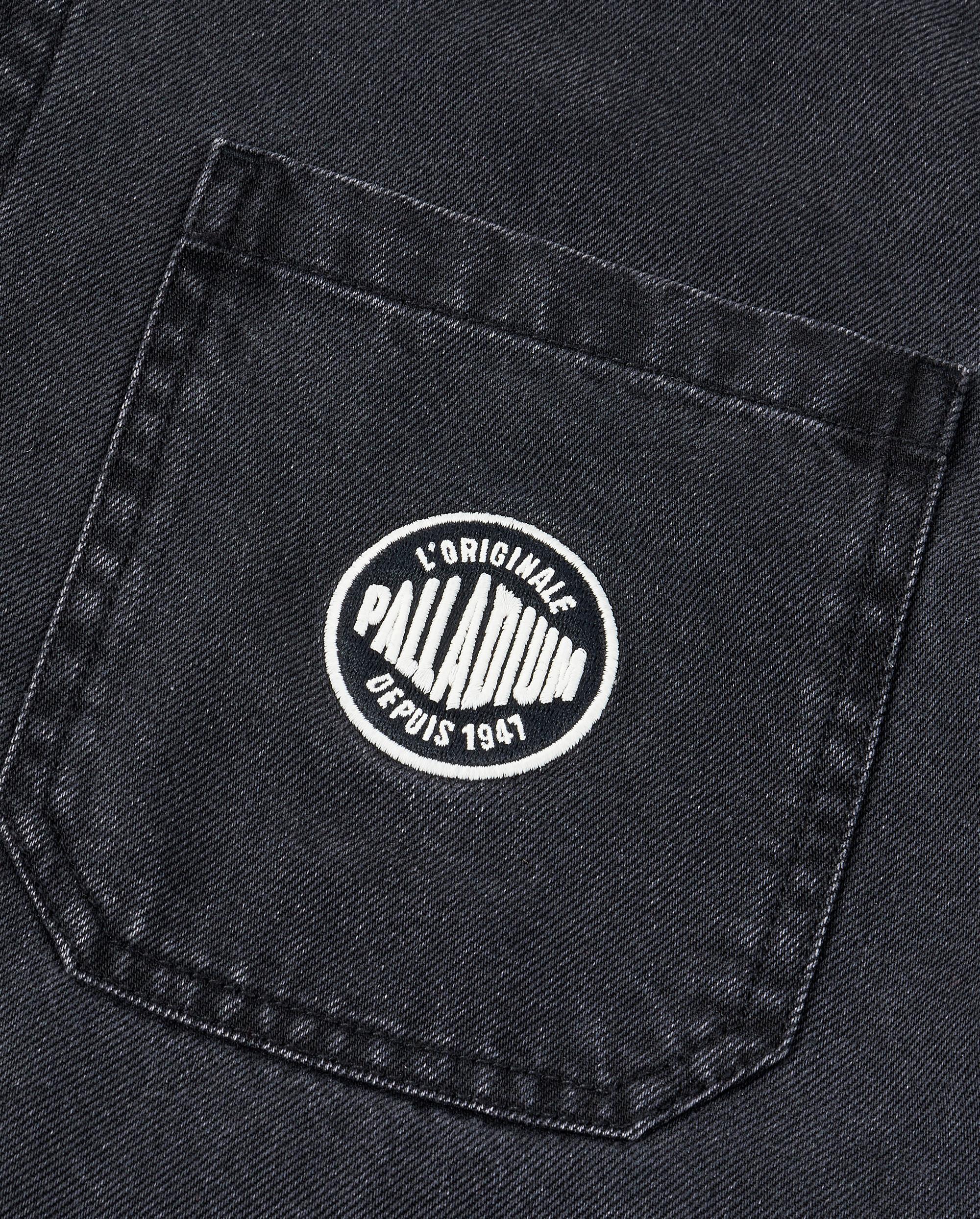 1012797-032 | MEN'S LOGO LOOSE FIT LONG SLEEVES DENIM SHIRT | TAP SHOE