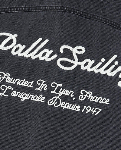 1012797-032 | MEN'S LOGO LOOSE FIT LONG SLEEVES DENIM SHIRT | TAP SHOE