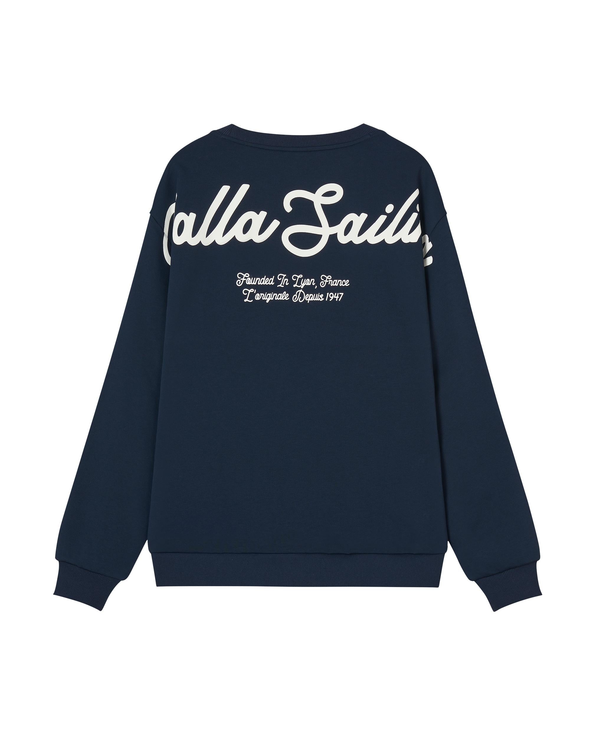 1012798-403 | MEN'S PALLADIUM LOGO DROPPED SHOULDERS SWEATSHIRT | TOTAL ECLIPSE