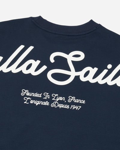 1012798-403 | MEN'S PALLADIUM LOGO DROPPED SHOULDERS SWEATSHIRT | TOTAL ECLIPSE