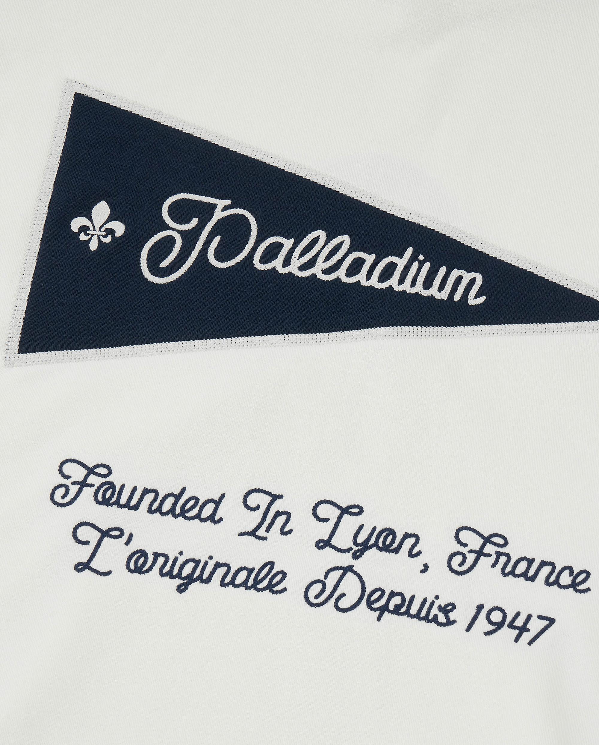 1012799-262 | MEN'S VOYAGE THEME LOGO HOODIE | MARSHMALLOW