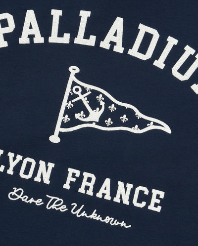 1012800-403 | MEN'S VOYAGE THEME LOGO HOODIE | TOTAL ECLIPSE