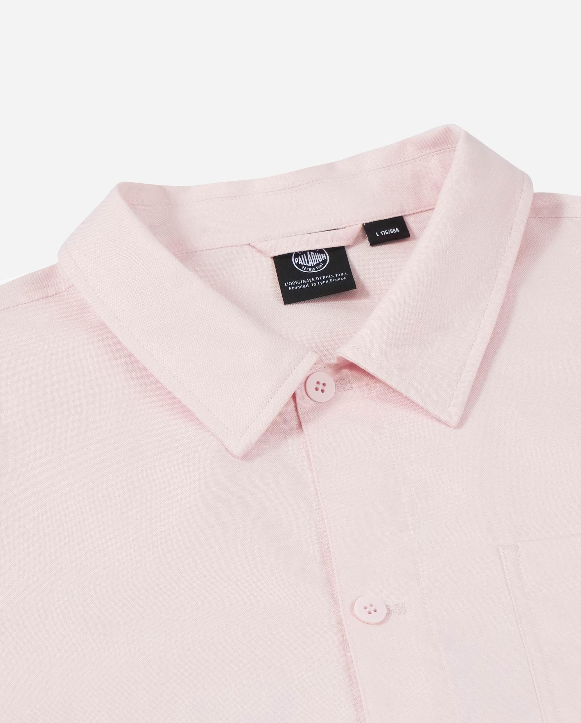 1012805-631 | MEN'S LOGO LOOSE FIT LONG SLEEVES COTTON SHIRT | MAUVE MORN