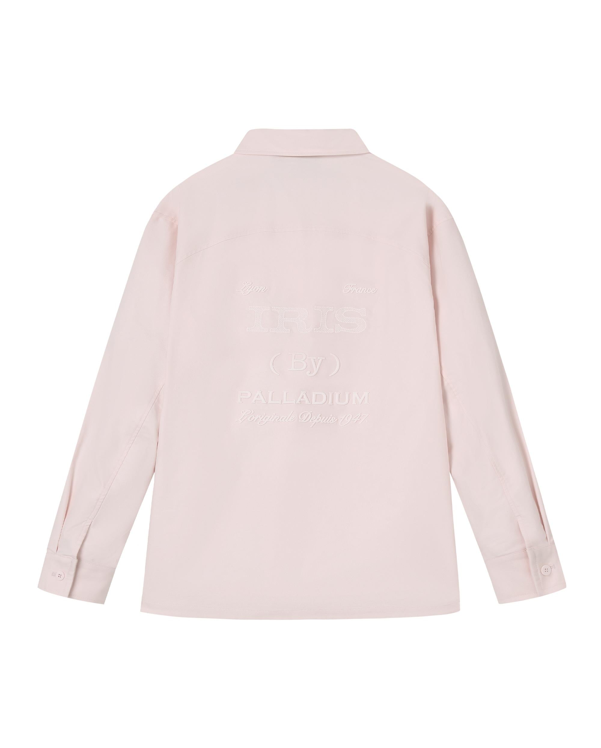 1012805-631 | MEN'S LOGO LOOSE FIT LONG SLEEVES COTTON SHIRT | MAUVE MORN