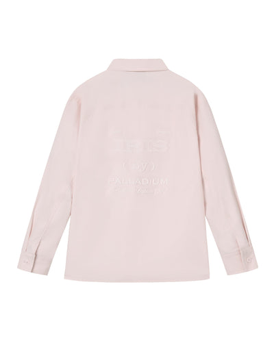 1012805-631 | MEN'S LOGO LOOSE FIT LONG SLEEVES COTTON SHIRT | MAUVE MORN