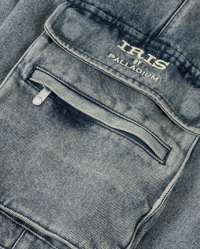 1012806-097 | MEN'S VINTAGE STONE WASHED CARGO JEANS | STORMY WEATHER