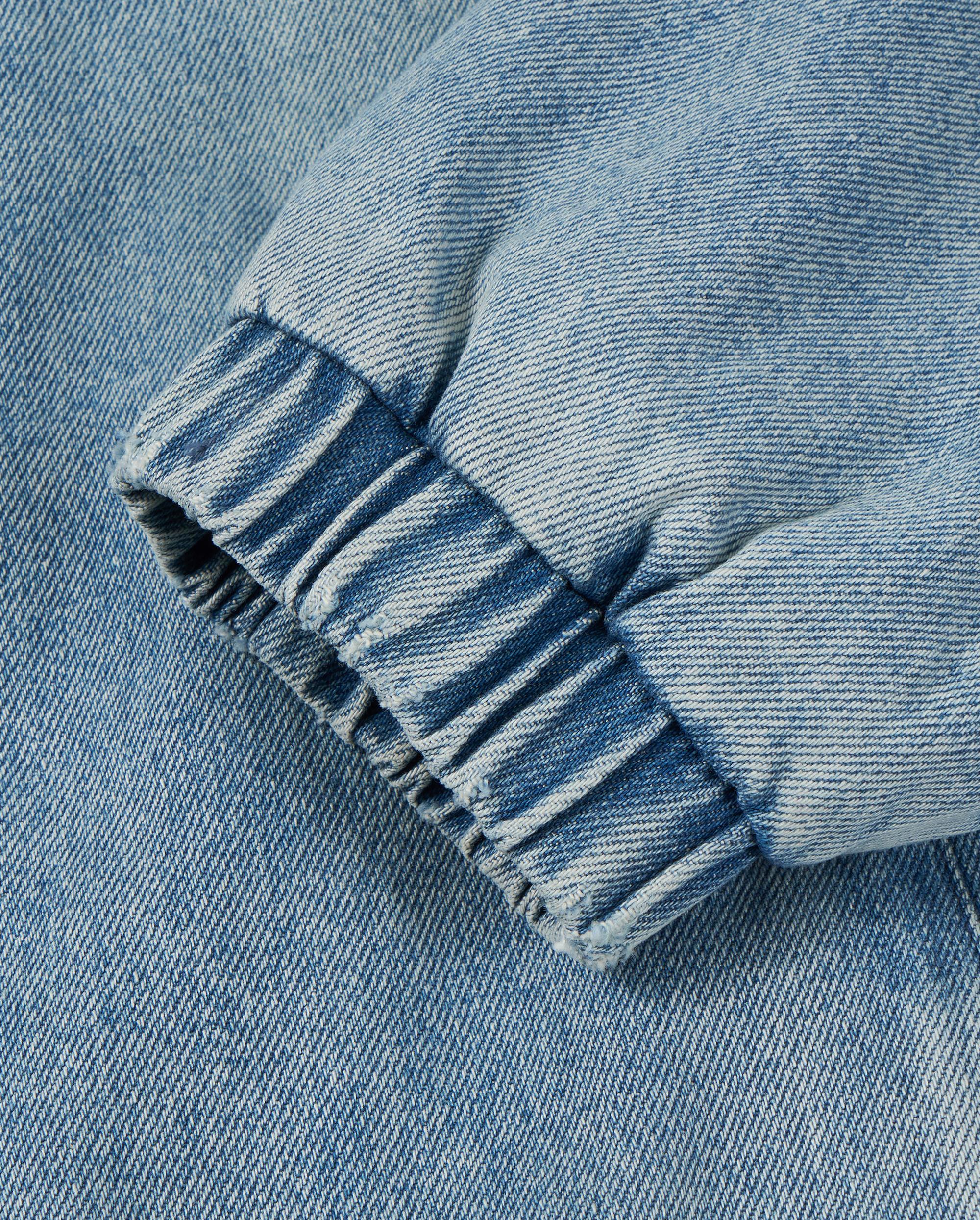 1012810-489 | MEN'S LOGO LOOSE FIT WASHED DENIM JACKET | ARCTIC ICE