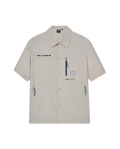 1012969-105 | MEN'S PALLAC.C. LOGO LOOSE FIT SHIRT | WHITE ONYX