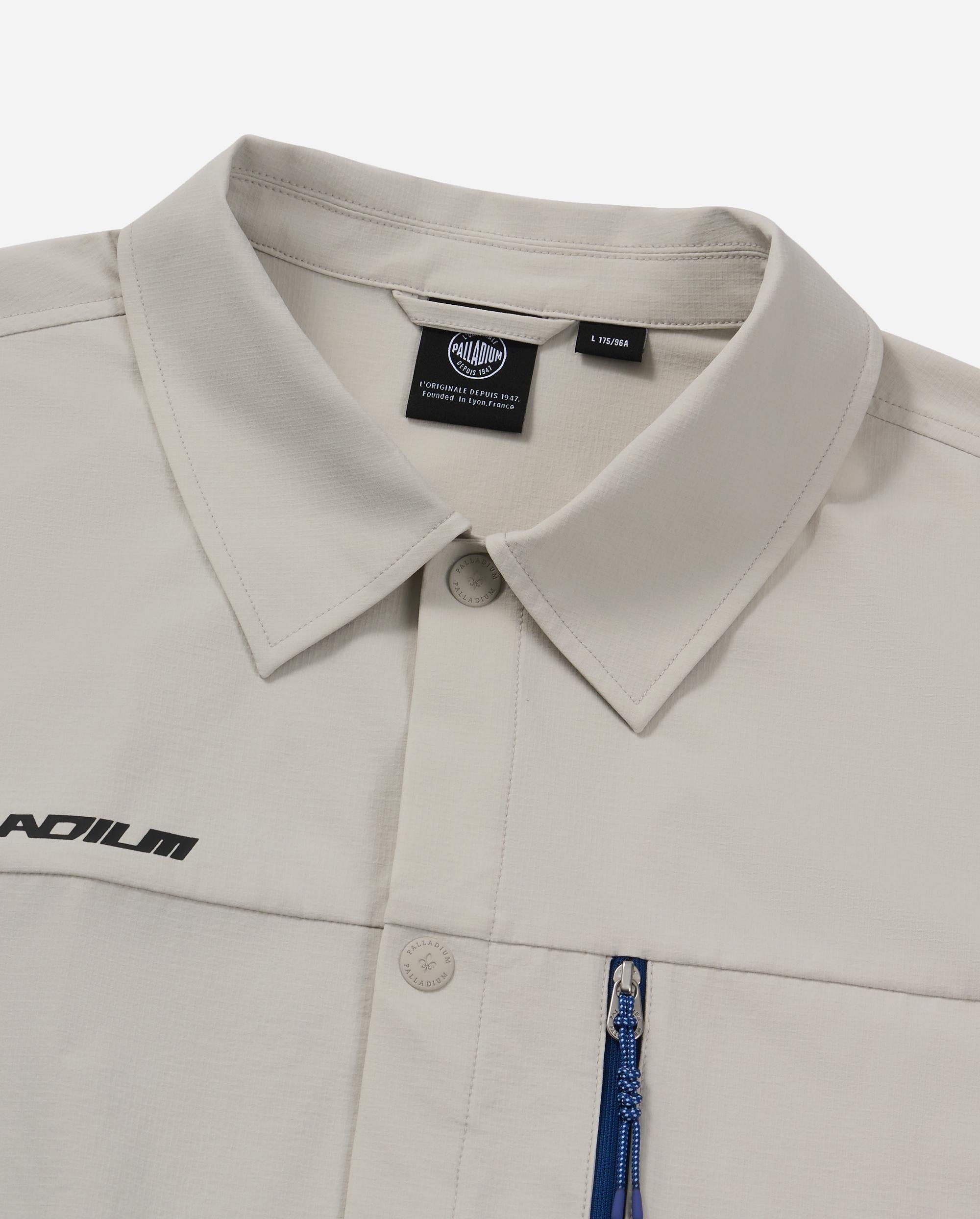 1012969-105 | MEN'S PALLAC.C. LOGO LOOSE FIT SHIRT | WHITE ONYX