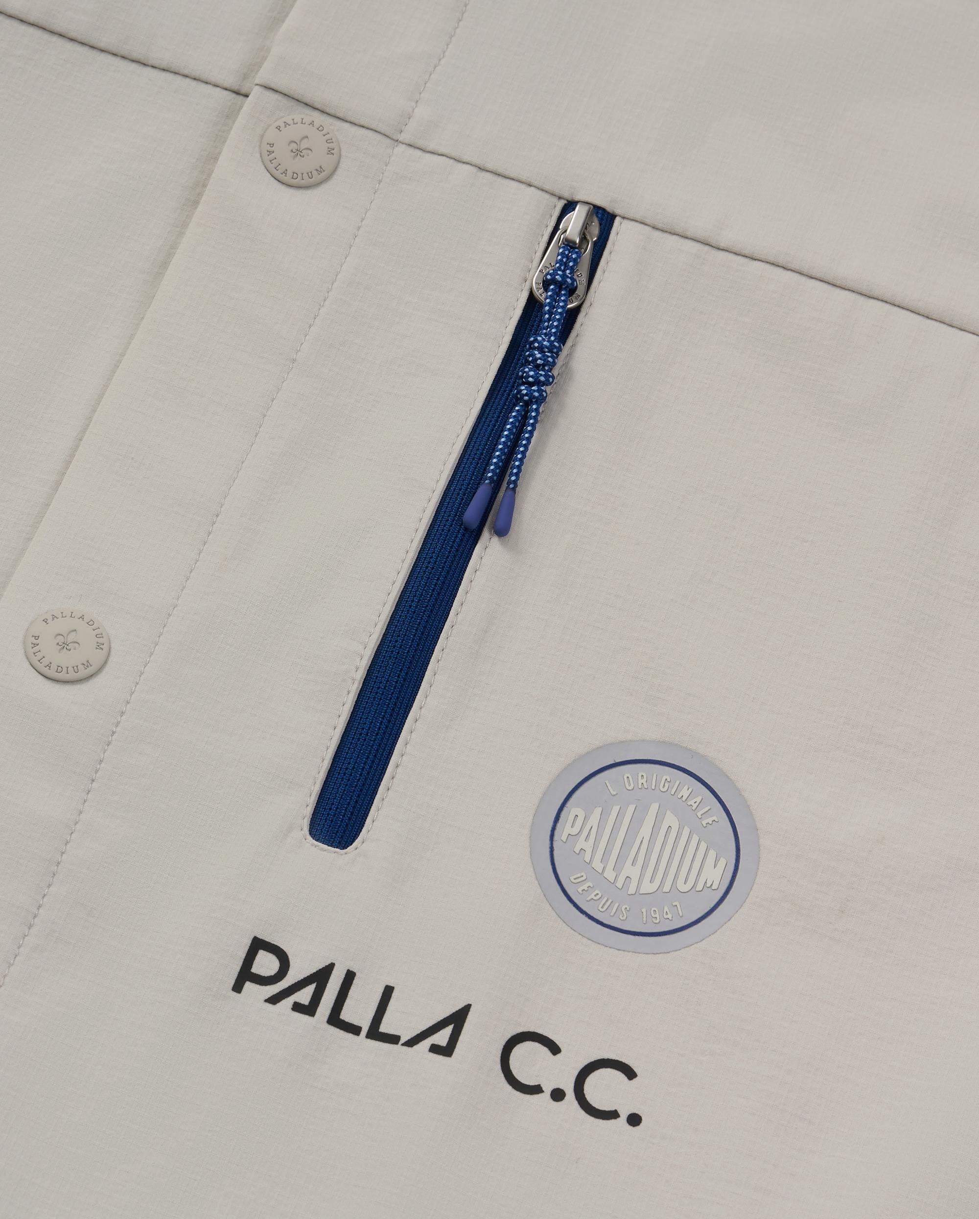 1012969-105 | MEN'S PALLAC.C. LOGO LOOSE FIT SHIRT | WHITE ONYX