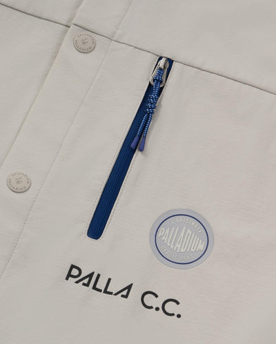 1012969-105 | MEN'S PALLAC.C. LOGO LOOSE FIT SHIRT | WHITE ONYX