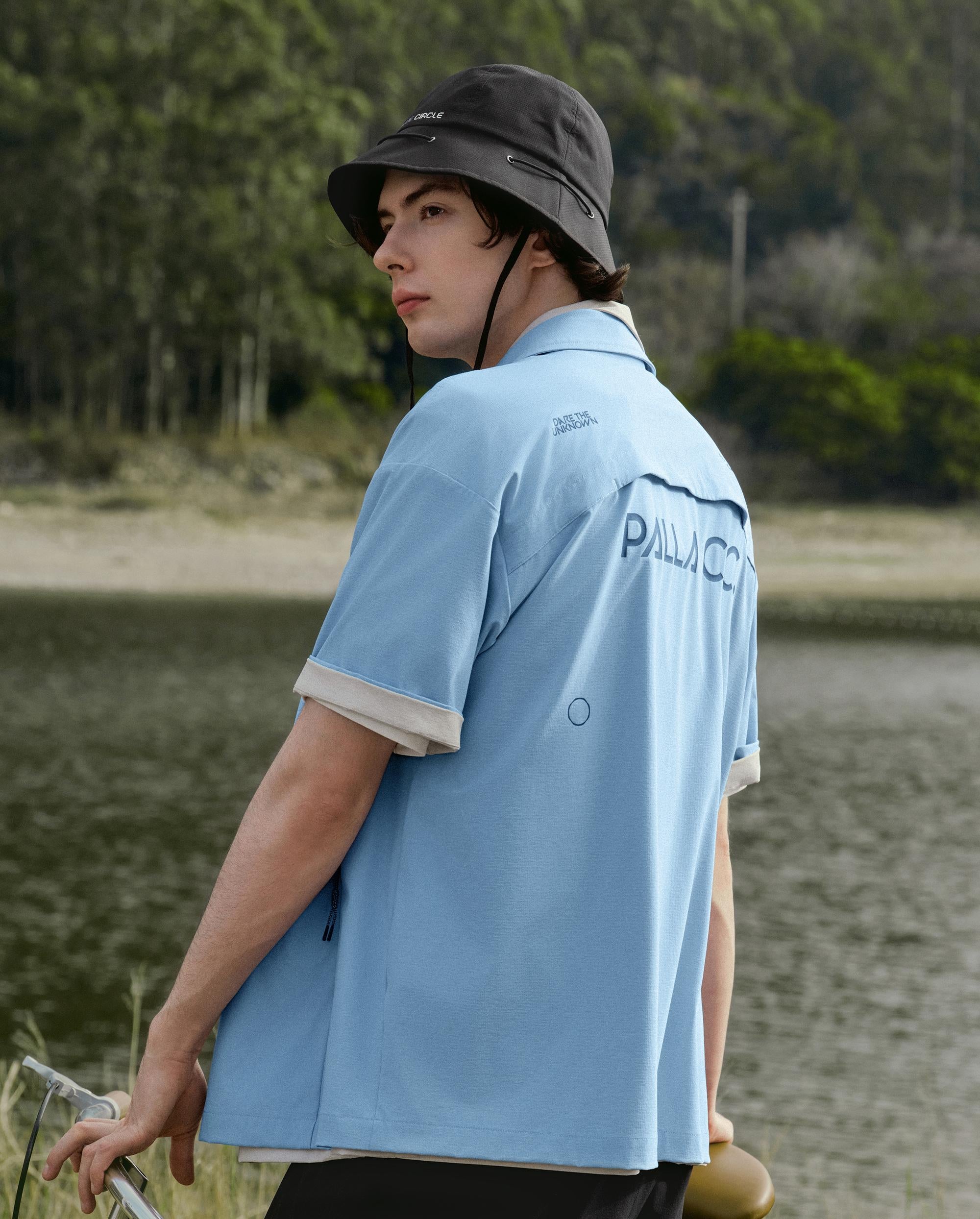 1012969-299 | MEN'S PALLAC.C. LOGO LOOSE FIT SHIRT | DUTCH CANAL