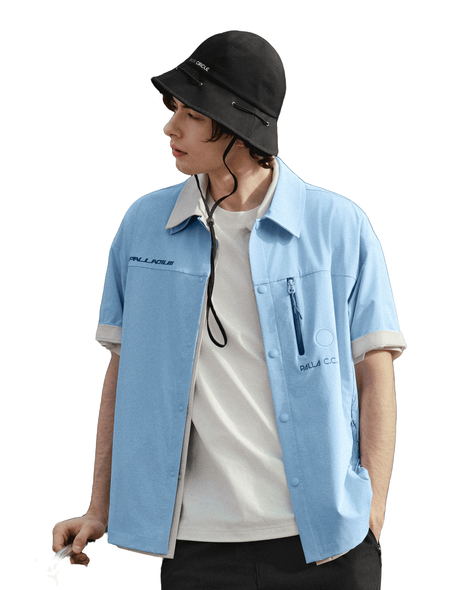 1012969-299 | MEN'S PALLAC.C. LOGO LOOSE FIT SHIRT | DUTCH CANAL