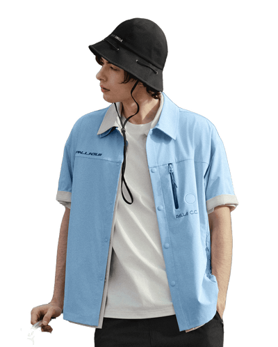 1012969-299 | MEN'S PALLAC.C. LOGO LOOSE FIT SHIRT | DUTCH CANAL