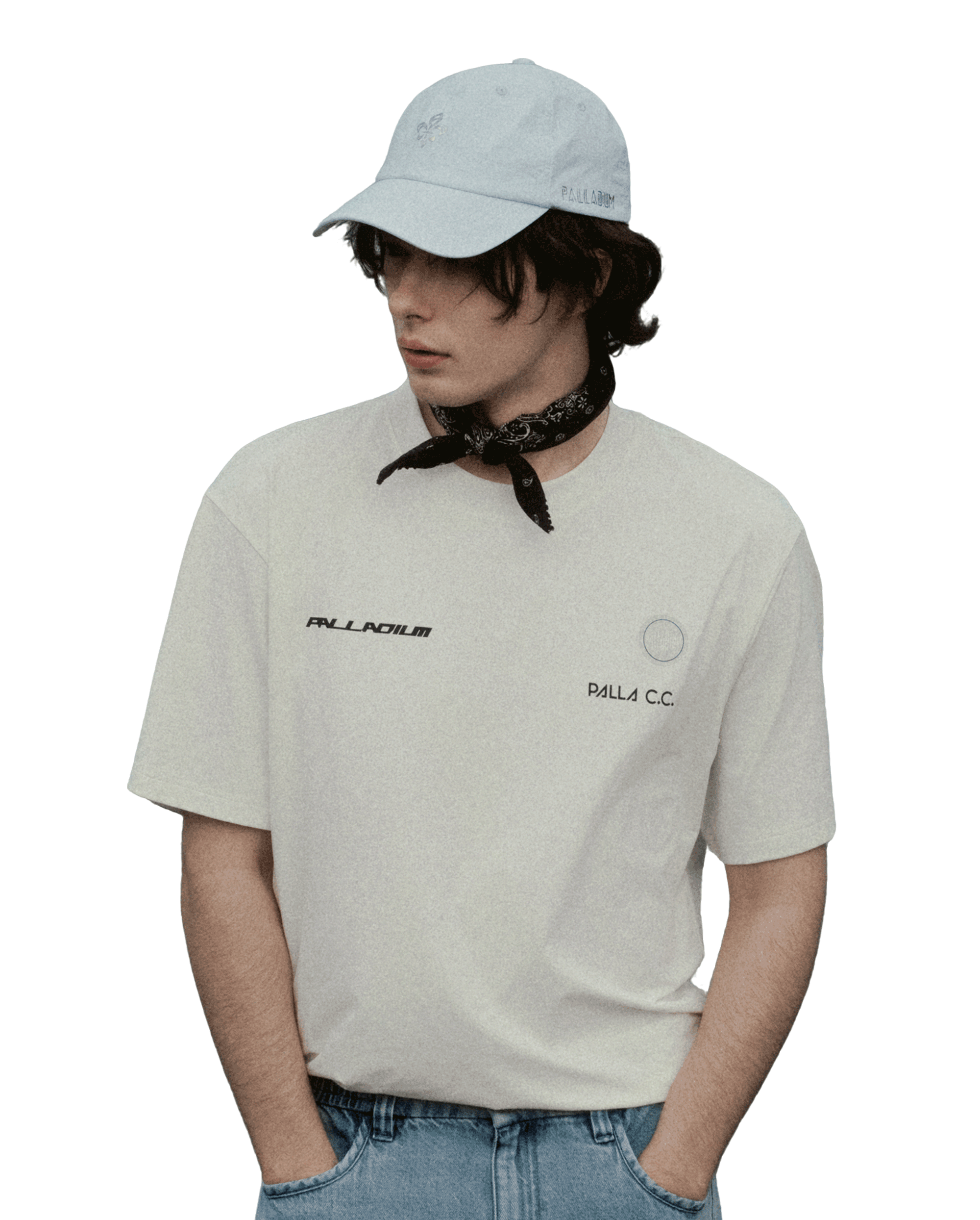 1012990-262 | MEN'S PALLAC.C SWEAT ABSORB QUICK-DRY  T-SHIRT | MARSHMALLOW