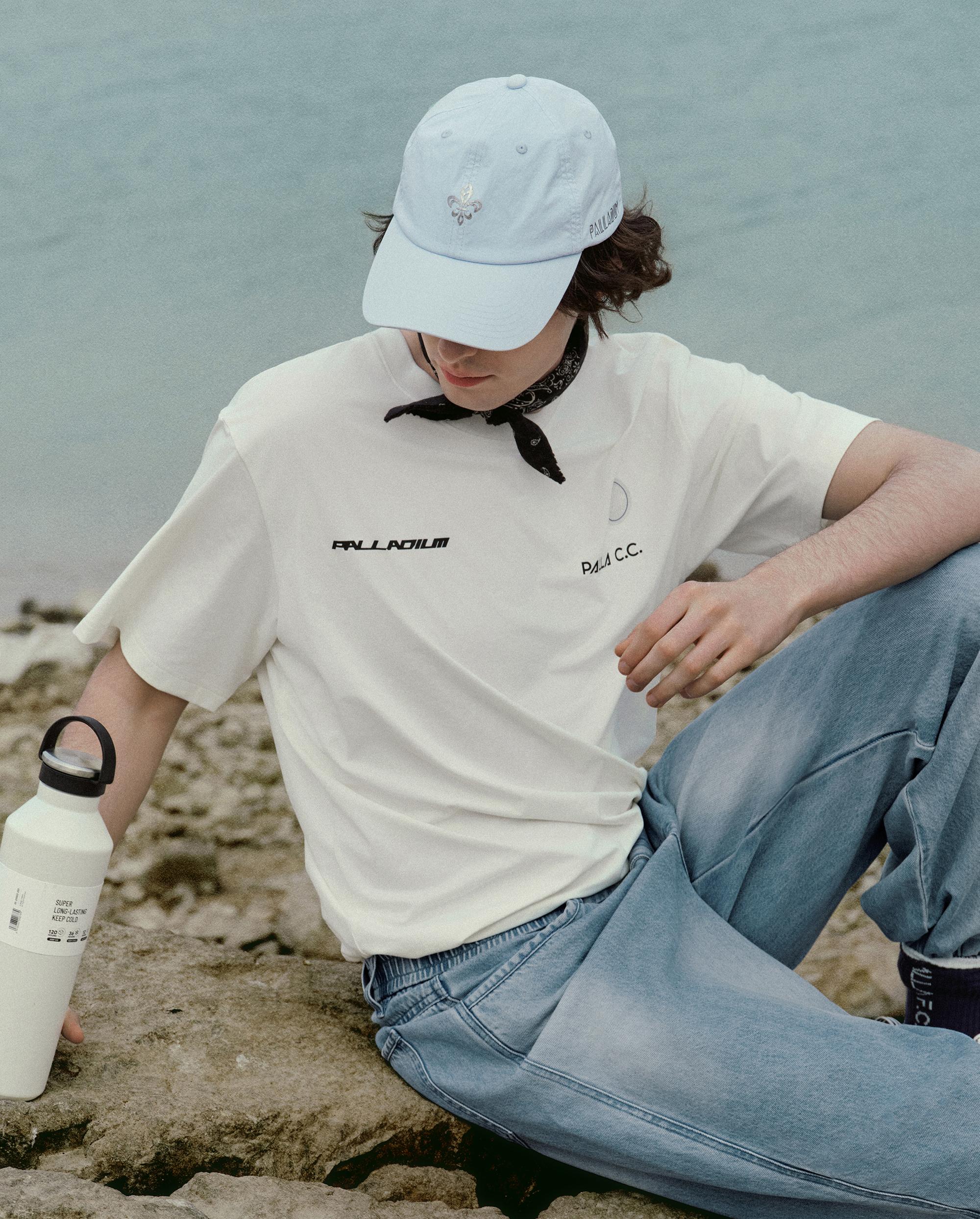 1012990-262 | MEN'S PALLAC.C SWEAT ABSORB QUICK-DRY  T-SHIRT | MARSHMALLOW