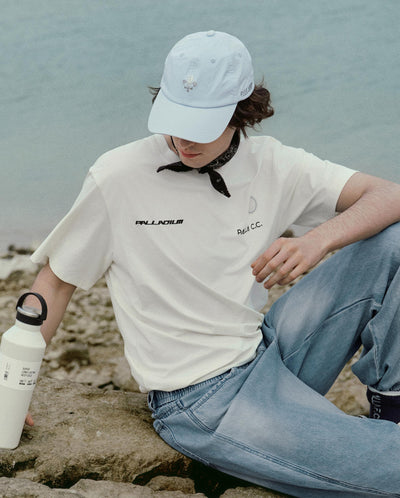 1012990-262 | MEN'S PALLAC.C SWEAT ABSORB QUICK-DRY  T-SHIRT | MARSHMALLOW