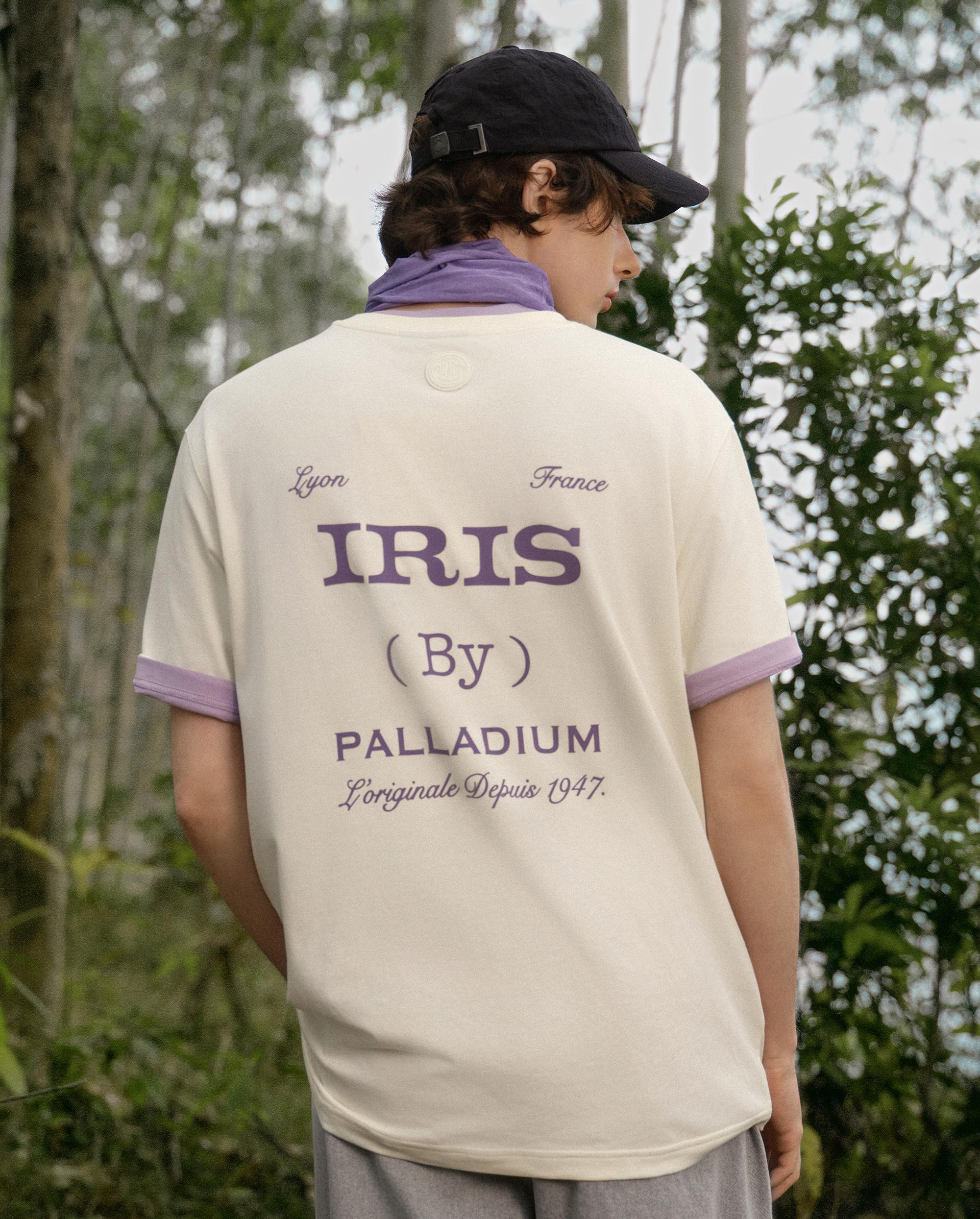 1012993-232 | MEN'S IRIS LOGO COTTON T-SHIRT | VANILLA ICE