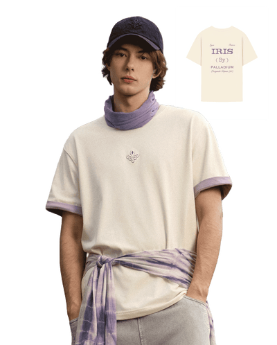 1012993-232 | MEN'S IRIS LOGO COTTON T-SHIRT | VANILLA ICE