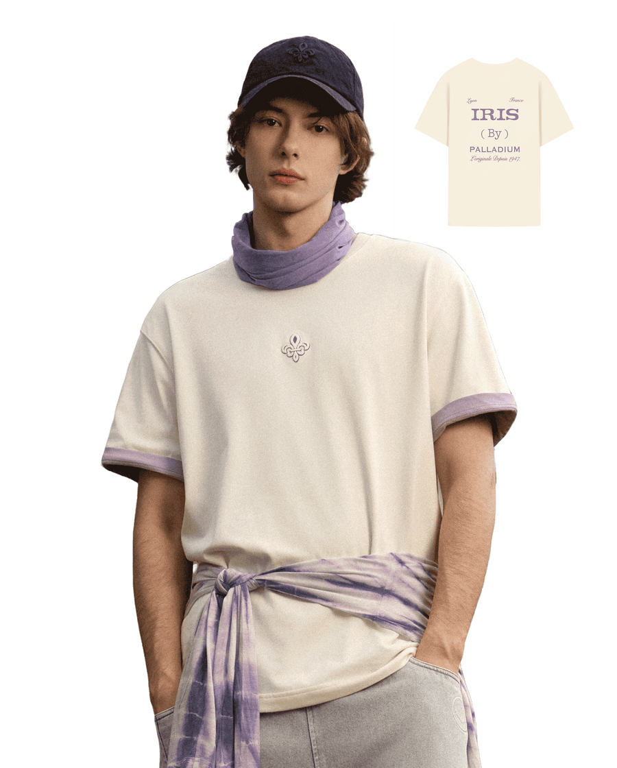 1012993-232 | MEN'S IRIS LOGO COTTON T-SHIRT | VANILLA ICE