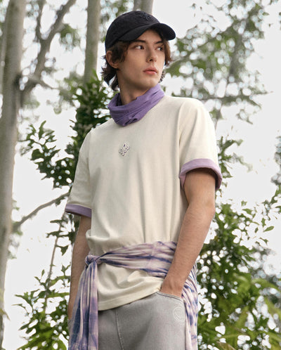 1012993-232 | MEN'S IRIS LOGO COTTON T-SHIRT | VANILLA ICE