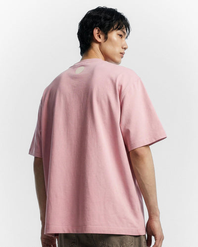 1012994-697 | MEN'S VINTAGE PALLADIUM TENNIS CLUB COTTON T-SHIRT | CORAL BLUSH