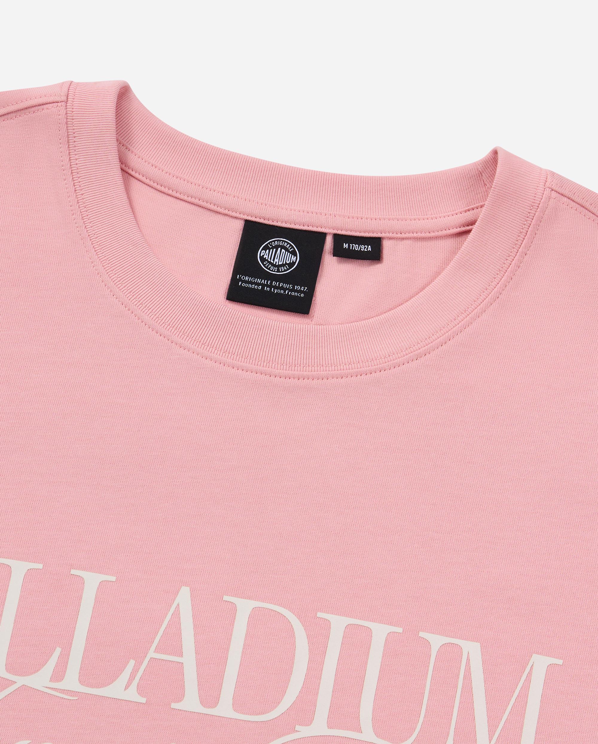 1012994-697 | MEN'S VINTAGE PALLADIUM TENNIS CLUB COTTON T-SHIRT | CORAL BLUSH