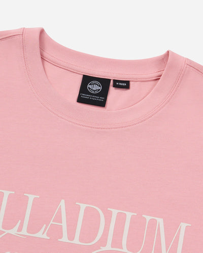 1012994-697 | MEN'S VINTAGE PALLADIUM TENNIS CLUB COTTON T-SHIRT | CORAL BLUSH