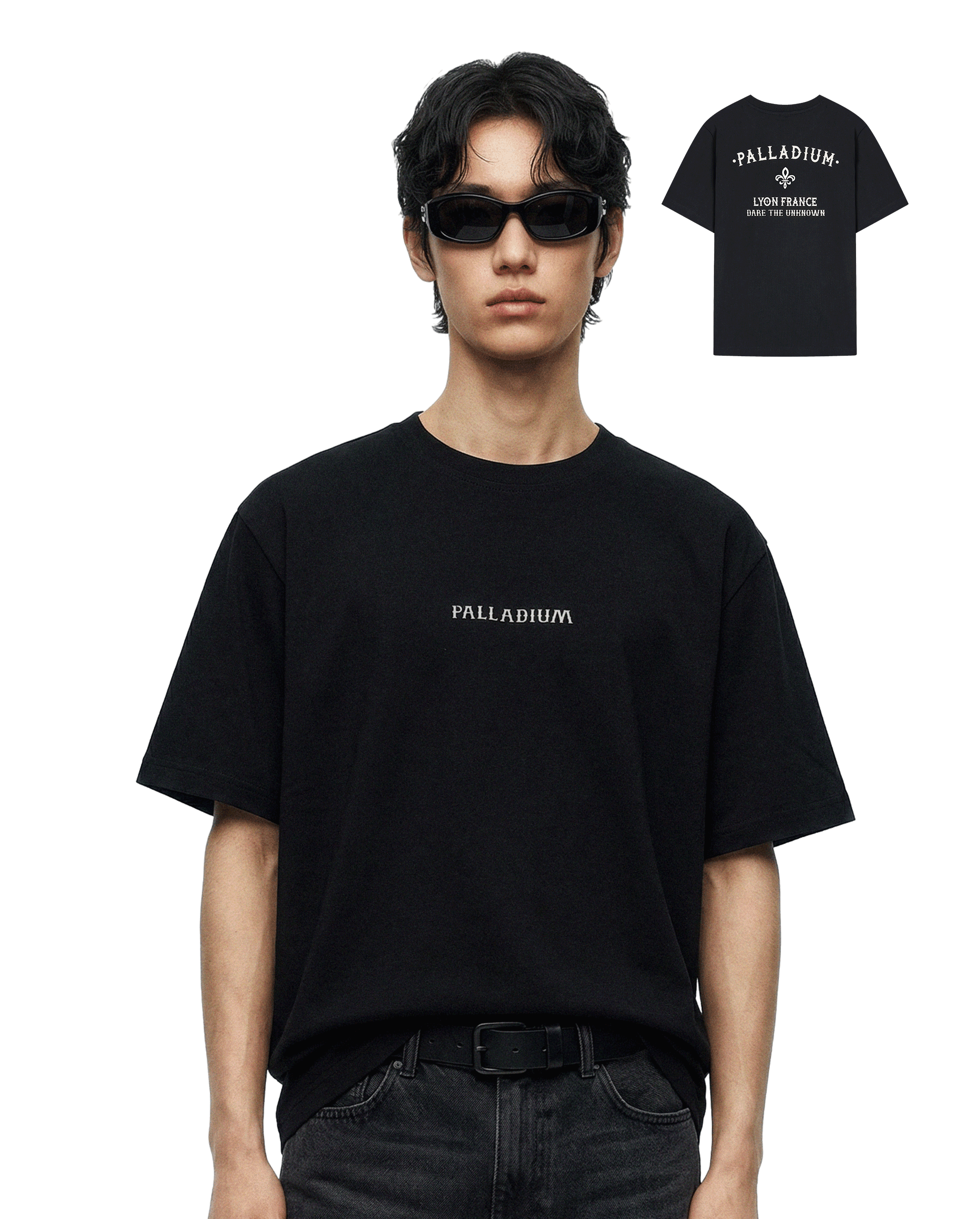 1013006-032 | MEN'S VINTAGE PALLADIUM LOGO T-SHIRT | TAP SHOE