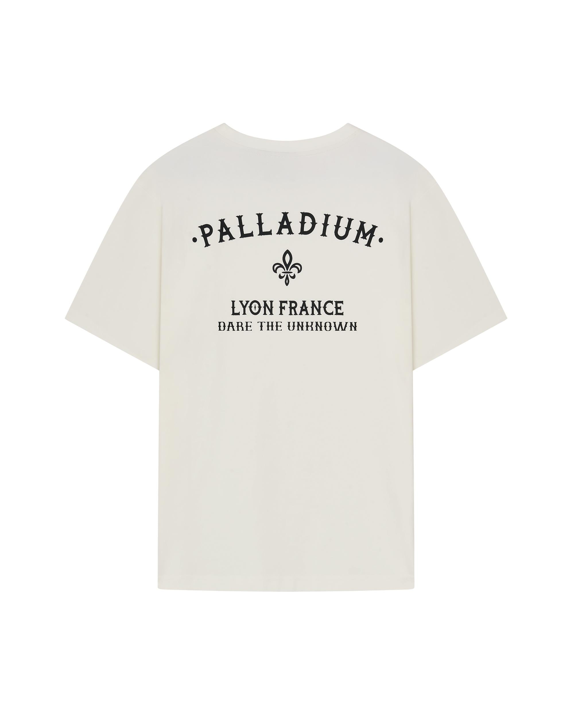 1013006-262 | MEN'S VINTAGE PALLADIUM LOGO T-SHIRT | MARSHMALLOW