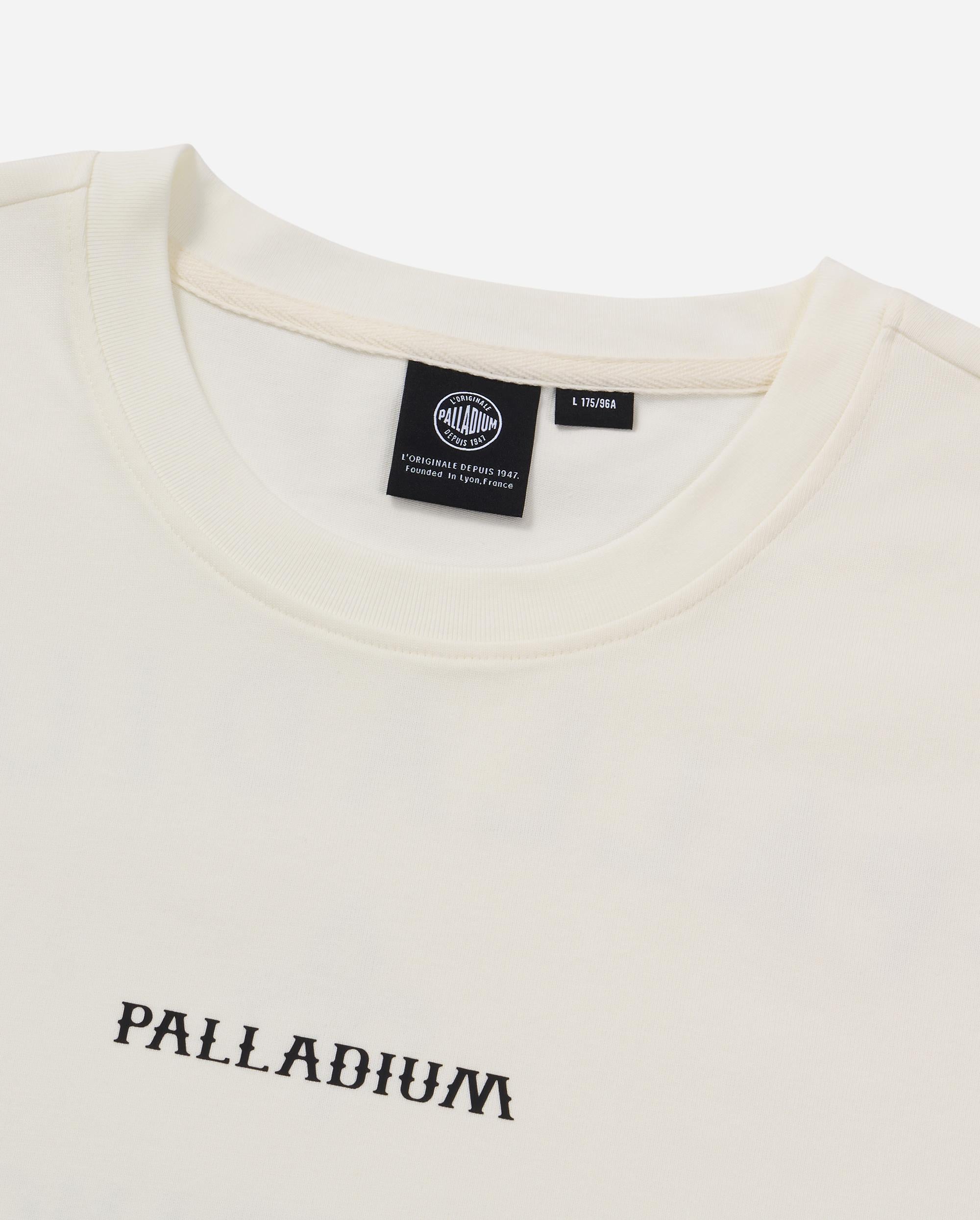 1013006-262 | MEN'S VINTAGE PALLADIUM LOGO T-SHIRT | MARSHMALLOW