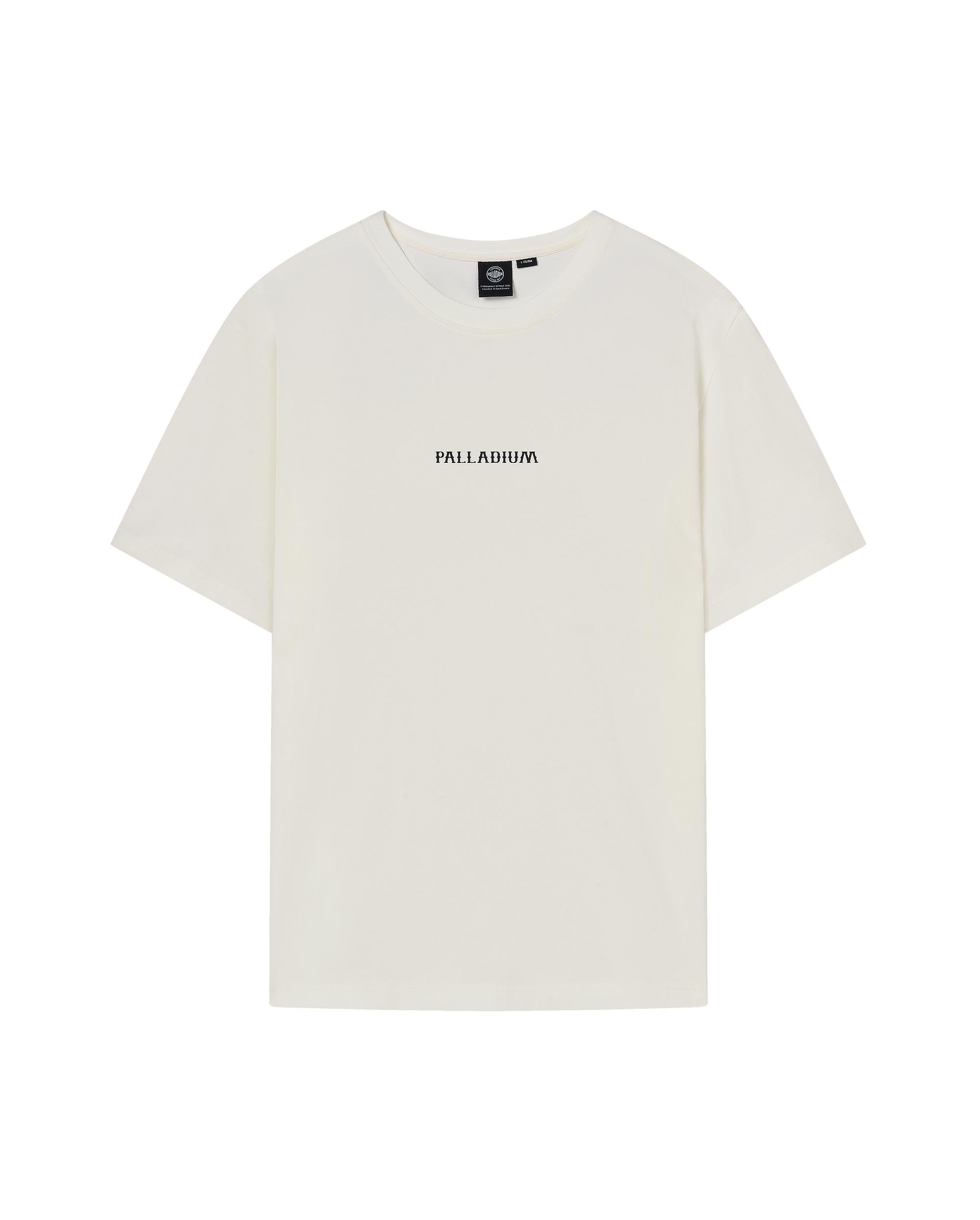 1013006-262 | MEN'S VINTAGE PALLADIUM LOGO T-SHIRT | MARSHMALLOW