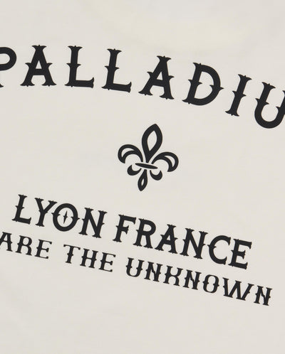 1013006-262 | MEN'S VINTAGE PALLADIUM LOGO T-SHIRT | MARSHMALLOW