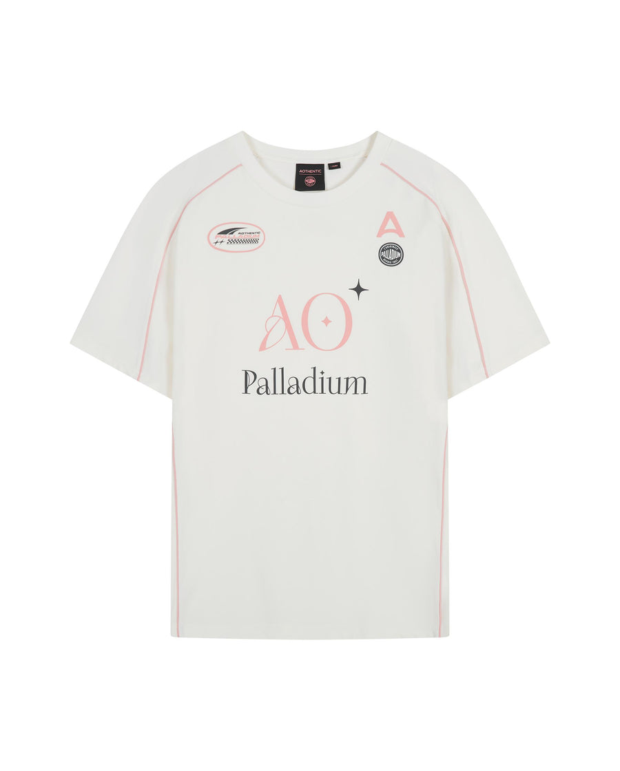 1013145-262 | MEN'S AOTHENTIC LOGO LOOSE FIT T-SHIRT | MARSHMALLOW