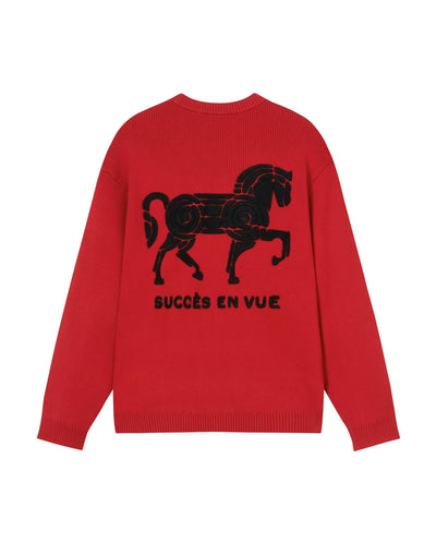 1013466-603 | MEN'S PALLADIUM LOGO CNY THEME PRINTED SWEATER | EMBOLDENED