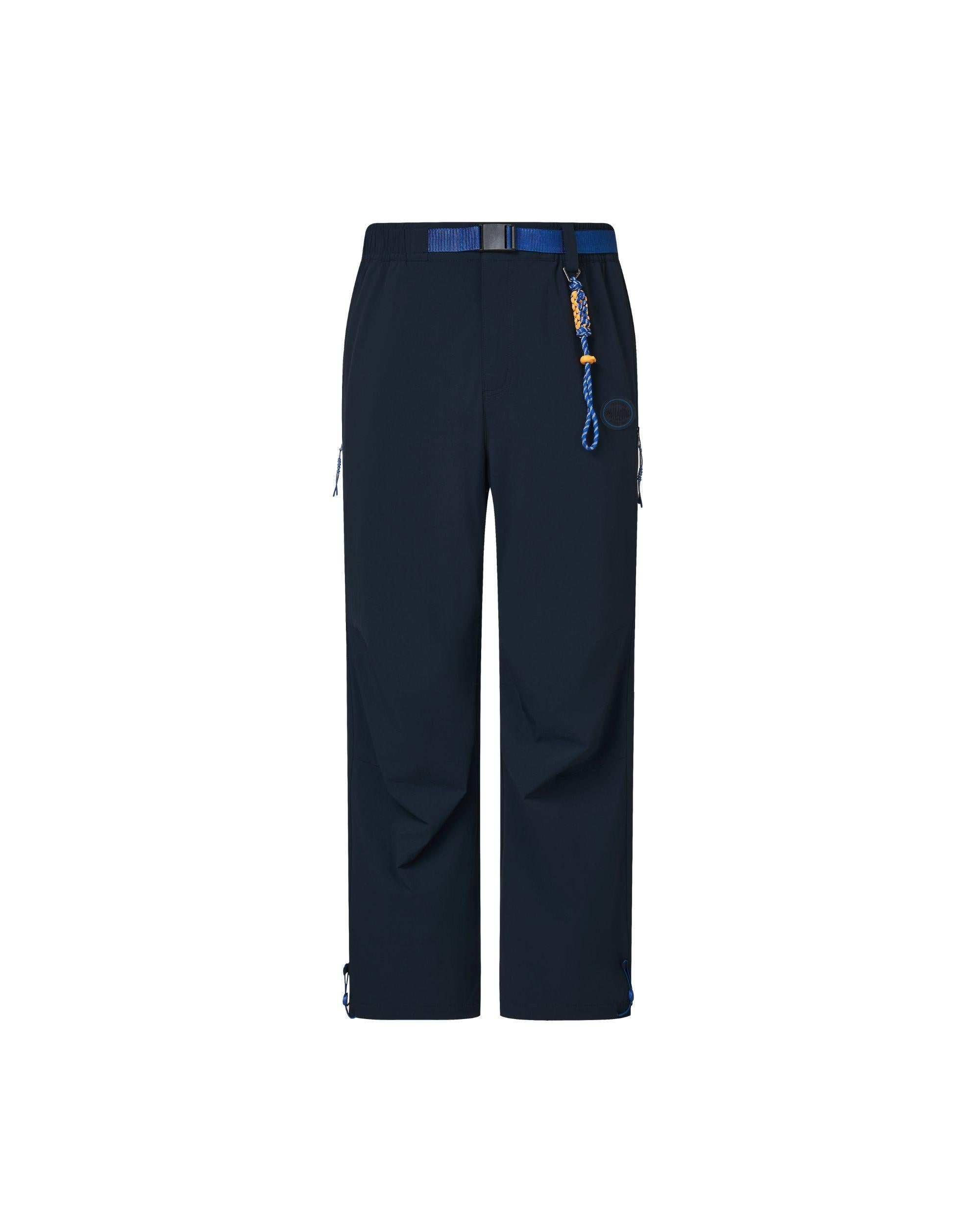 1013555-467 | MEN'S PALLADIUM LOGO BELTED STRAIGHT PANTS | SKY CAPTAIN