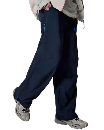 1013555-467 | MEN'S PALLADIUM LOGO BELTED STRAIGHT PANTS | SKY CAPTAIN