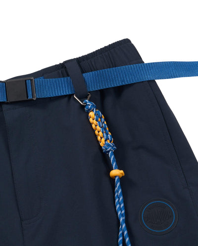 1013555-467 | MEN'S PALLADIUM LOGO BELTED STRAIGHT PANTS | SKY CAPTAIN