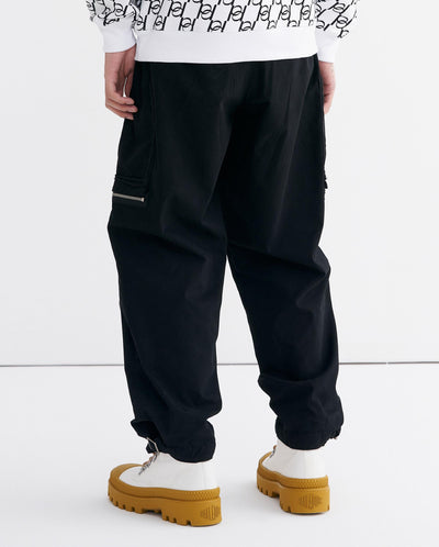 106771-008 | MEN'S LOGO COTTON CARGO PANTS | BLACK