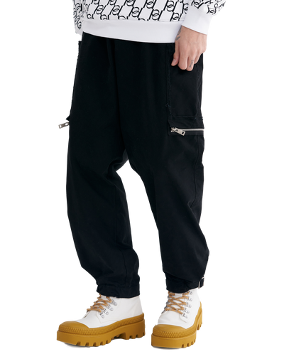 106771-008 | MEN'S LOGO COTTON CARGO PANTS | BLACK