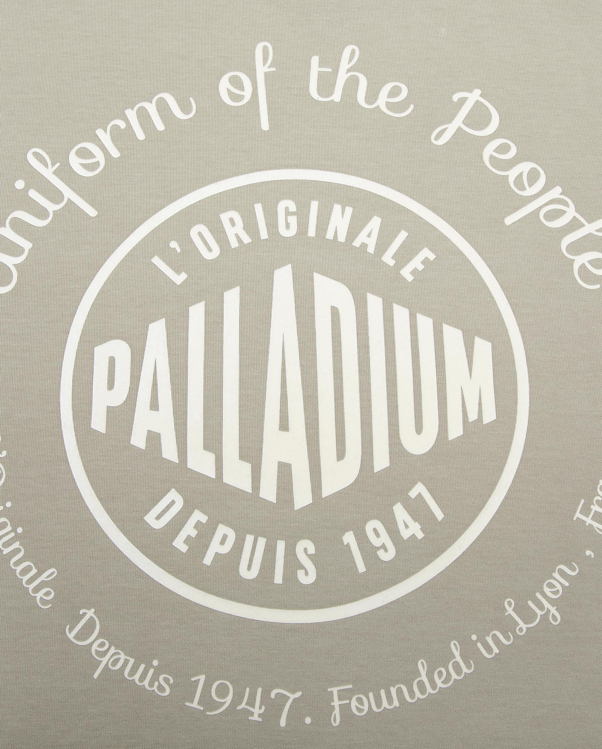 107753-027 | MEN'S PALLADIUM LOGO LOOSE FIT SWEATSHIRT | AQUA GRAY