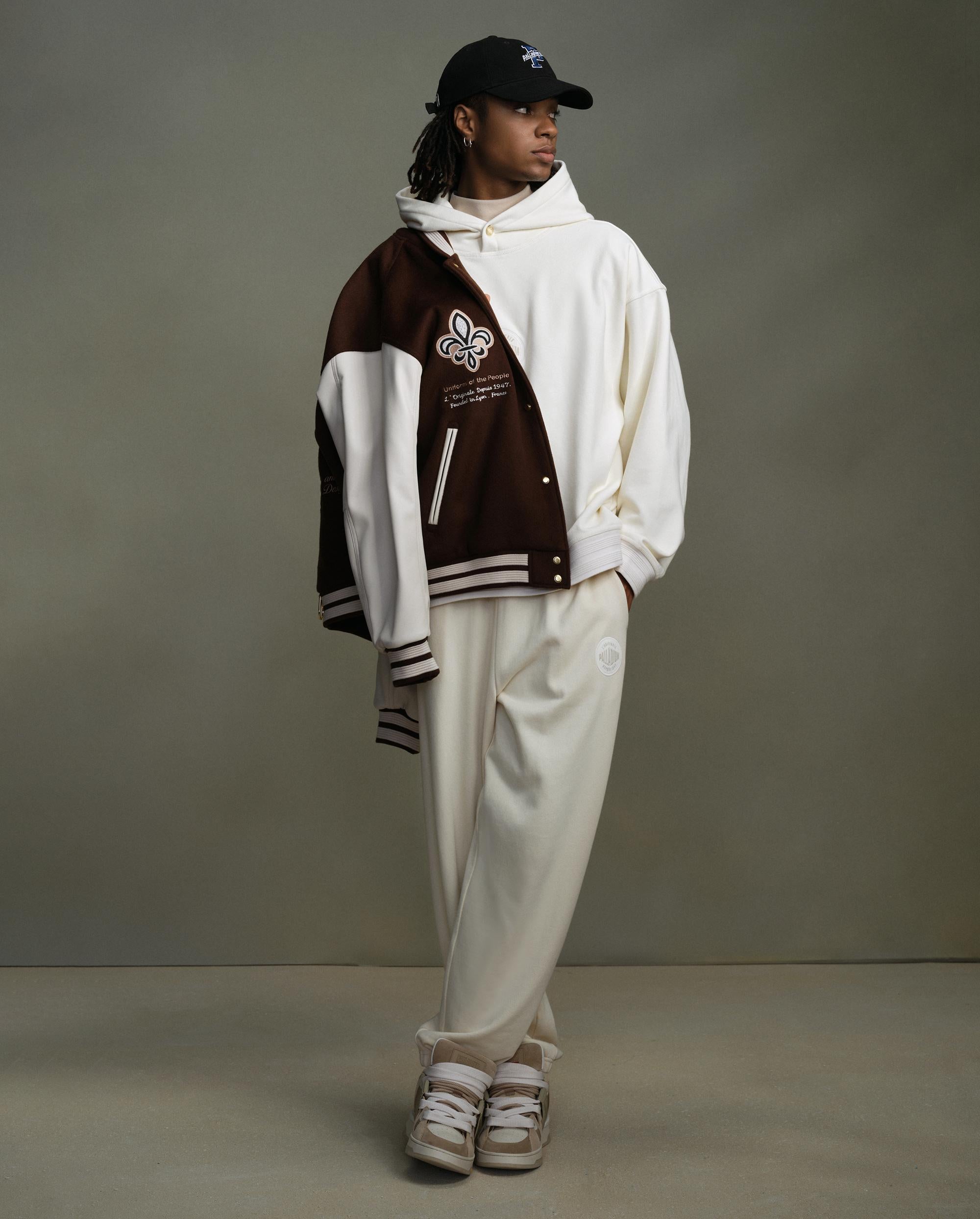 107764-295 | MEN'S PALLADIUM LOGO COTTON JOGGER PANTS | BIRCH